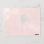 Orange Rose Postcard Briefkaart (Achterkant)