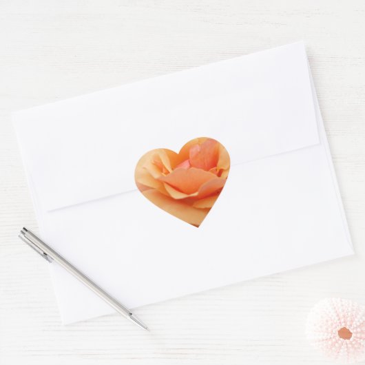 Orange Rose Sticker (Enveloppe)