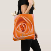 Orange Rose Tote bag (De près)