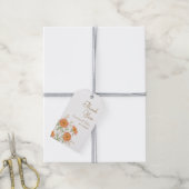Orange Rose Wedding Cadeaulabel (Met Touw)