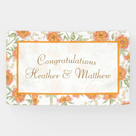 Orange Rose Wedding Spandoek