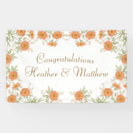 Orange Rose Wedding Spandoek