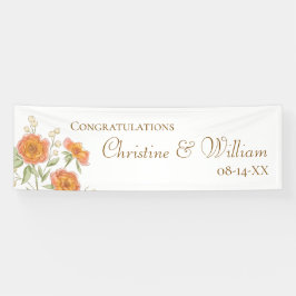 Orange Rose Wedding Spandoek