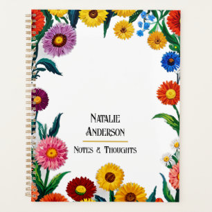 Orange Rouge Bleu Jaune Floral Art Van Gogh