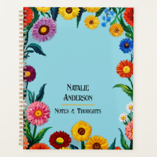 Orange Rouge Bleu Jaune Floral Art Van Gogh