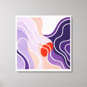 Orange rouge - Grande toile (Recto)