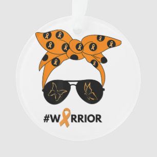 Orange Ruban Rein Cancer Guerrier Bandana Unbrea