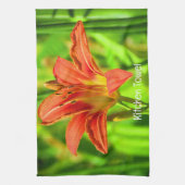 Orange Serviette de cuisine diurne (Vertical)