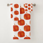 Orange Shiny Cute Fall Halloween Citrouilles d'aut (En situation)