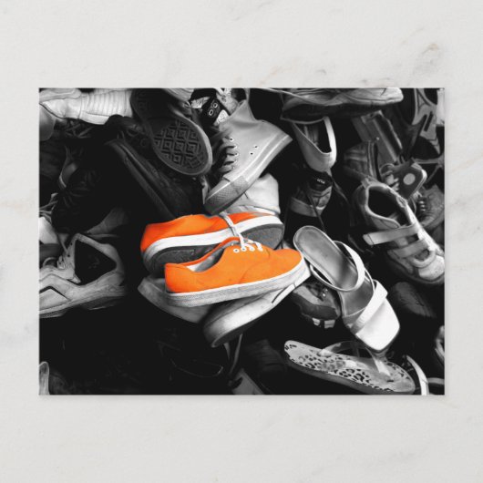 Orange Shoes Briefkaart (Voorkant)
