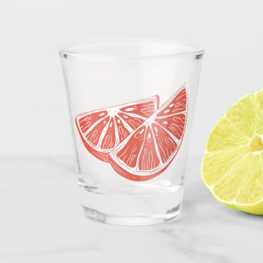 Orange Shot Glas (Voorkant)