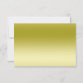 Orange Silk Bow Gold Glitter 18th Birthday Save The Date (Achterkant)