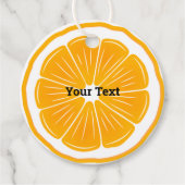 Orange Slice Design Favoriser les étiquettes de pr (Devant)