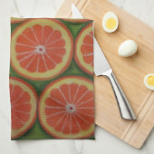 Orange Slices Serviettes de cuisine (Quart Plié)
