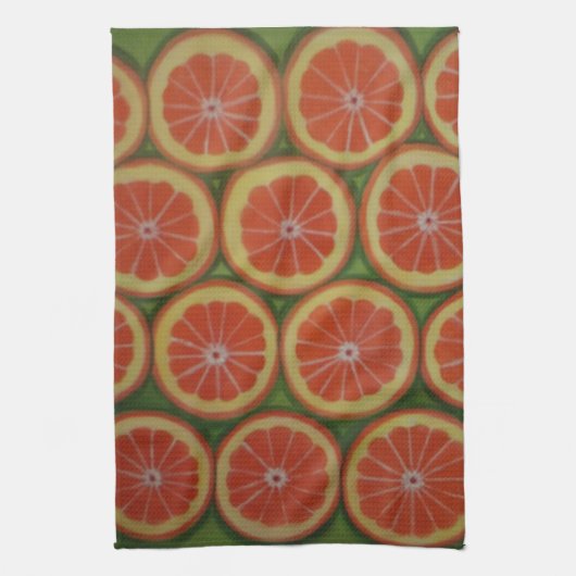 Orange Slices Serviettes de cuisine (Vertical)