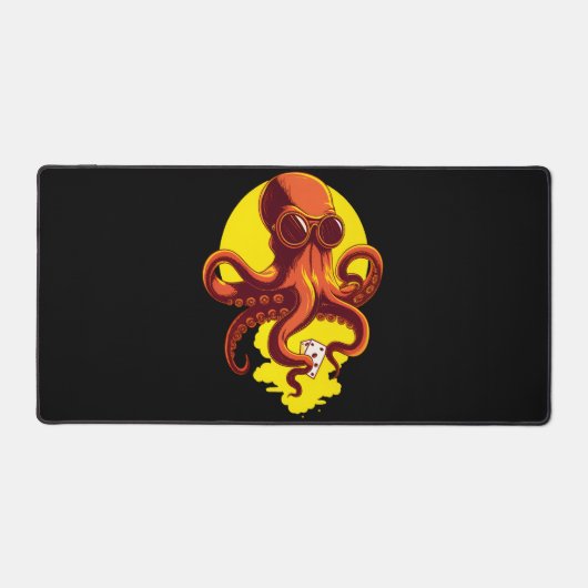 Orange Smart Octopus Bureaumat (Voorkant)