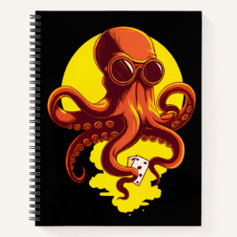 Orange Smart Octopus Notitieboek