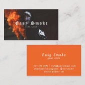 Orange Smoke Vape Shop Carte de visite (Devant / Derrière)