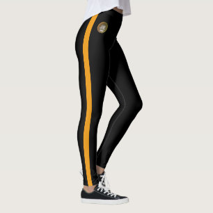 Orange striped Les Deux Côtés Leggings JK 2024