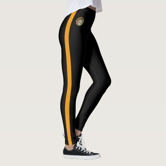 Orange striped Les Deux Côtés Leggings JK 2024 (Droite)