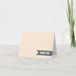 Orange Stripes Merci Notes