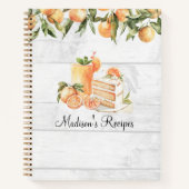 Orange Summer Fruit Personnalisé Recette Livre de  (Devant)