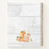 Orange Summer Fruit Personnalisé Recette Livre de  (Dos)