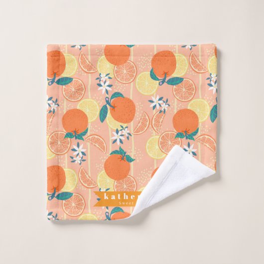 Orange Summer Orange (Gant de toilette)