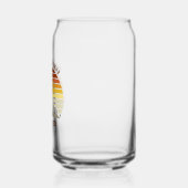 Orange Sunset Mountain Retro Réunion de famille (Gauche)