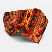 Orange sunset stropdas (Opgerold)