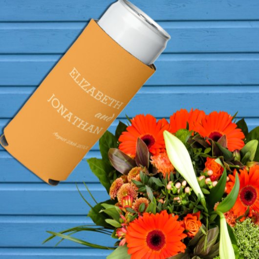 Orange Sunset Wedding