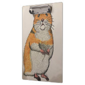 Orange Syrian hamster clipboard  Klembord (Links)