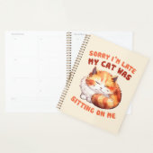 Orange Tabby Chat - Désolé, je suis en retard (Devant avec enveloppe)