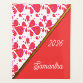 Orange Teardrop Leaf Pattern  (Devant)