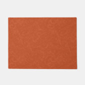 Orange textured surface with swirling pattern deurmat (Voorkant)