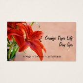 Orange Tiger Lily Fermer la photo Rendez-vous (Devant)