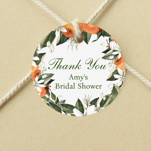 Orange Tournesol Principal Préféré Étiquette