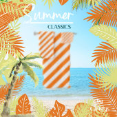 Orange trié et blanc