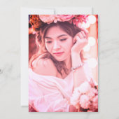 Orange Tropical 40th Birthday Invitation (Dos)