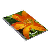 Orange Tropical Lily Art Journal Carnet (Côté Droit)