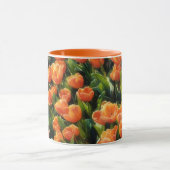 Orange Tulip Flower Garden Art Mug Cup (Centre)