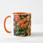 Orange Tulip Flower Garden Art Mug Cup (Gauche)