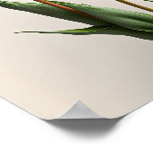 Orange Tulips Flower Art Imprimer Poster (Coin)