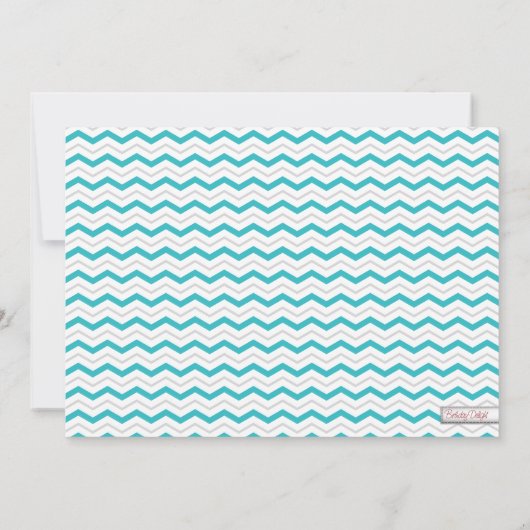 Orange & Turquoise Pool Party Invitations d'annive (Dos)