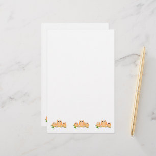 Orange Uilen Ontwerp Briefpapier