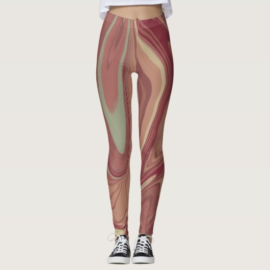Orange Vibe Leggings (Voorkant)