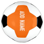 orange vif - ajouter nom balle de football (Tourné)