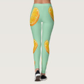 Orange, vitamine C Leggings (Achterkant)