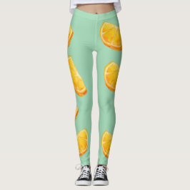 Orange, vitamine C Leggings