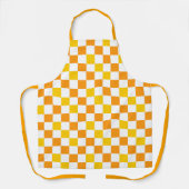 Orange White Yellow Checkered Pattern Design  Schort (Voorkant)